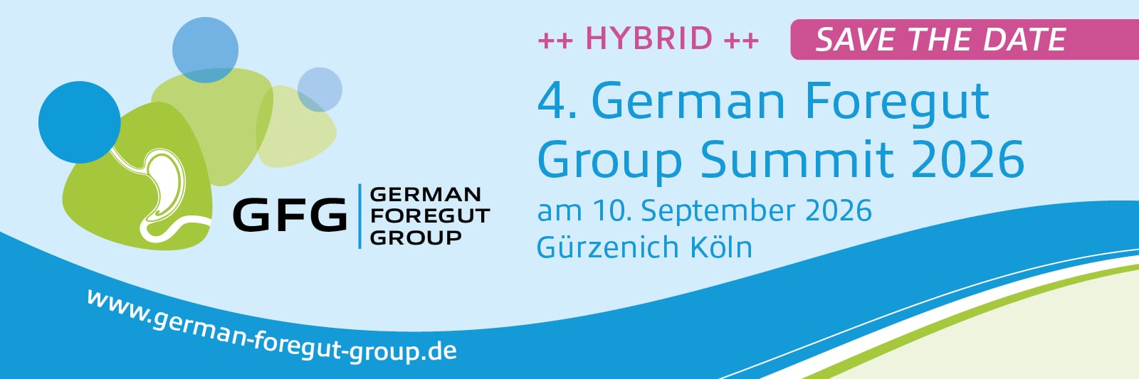 4. German Foregut Group Summit 2026, 10. September 2026, Gürzenich Köln ©COCS GmbH